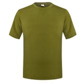 Army Green Round Neck T - Shirt 2